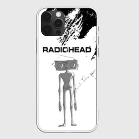 Чехол для iPhone 12 Pro с принтом Radiohead | Радиохед (Z) в Санкт-Петербурге, силикон | область печати: задняя сторона чехла, без боковых панелей | Тематика изображения на принте: radiohead | thomas edward yorke | альтернативный рок | арт рок | джонни гринвуд | инди рок | колин гринвуд | том йорк | фил селуэй | эд о’брайен | экспериментальный рок | электронная музыка