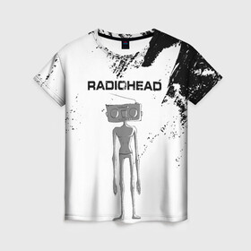 Женская футболка 3D с принтом Radiohead | Радиохед (Z) в Санкт-Петербурге, 100% полиэфир ( синтетическое хлопкоподобное полотно) | прямой крой, круглый вырез горловины, длина до линии бедер | radiohead | thomas edward yorke | альтернативный рок | арт рок | джонни гринвуд | инди рок | колин гринвуд | том йорк | фил селуэй | эд о’брайен | экспериментальный рок | электронная музыка