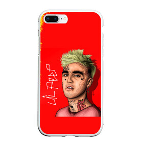 Чехол для iPhone 7Plus/8 Plus матовый с принтом LIL PEEP | ЛИЛ ПИП (Z) в Санкт-Петербурге, Силикон | Область печати: задняя сторона чехла, без боковых панелей | lil peep | lil prince | pink | зарубежная музыка | лил пип | маленький принц