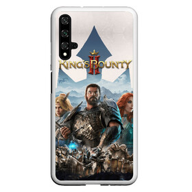 Чехол для Honor 20 с принтом Kings Bounty 2 трио в Санкт-Петербурге, Силикон | Область печати: задняя сторона чехла, без боковых панелей | games | kings bounty 2 | knight | magic | pc | playstation | rpg | sword | xbox | игры | иксбокс | королевская награда | магия | меч | пк | плейстешен | рпг | рыцарь