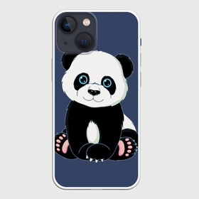 Чехол для iPhone 13 mini с принтом Милая Панда (Sweet Panda) в Санкт-Петербурге,  |  | animals | beast | panda | глаза | детям | животные | звери | лапки | милые | мульт | панда | растения | цветы | эвкалипт