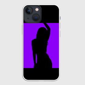 Чехол для iPhone 13 mini с принтом тень танцующей девушки в Санкт-Петербурге,  |  | аннотация | веселая | веселье | волнение | дискотека | женский пол | клуб | концерт | люди | музыка | музыкальный | оборудование | освещение | освещенный | праздник | развлечения | событие