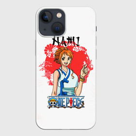 Чехол для iPhone 13 mini с принтом Нами One Piece. Большой куш в Санкт-Петербурге,  |  | anime | manga | one piece | аниме | большой куш | ван пис | великий флот соломенной шляпы | вон пис | девушка с рыжими волосами | король пиратов | кошка воровка | манга | навигатор | нами | намидзо | о нами