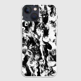 Чехол для iPhone 13 mini с принтом Dead water 3D. Мертвая вода 3Д в Санкт-Петербурге,  |  | 3d | 3д | dead | fire | flame | flames | pattern | water | whater | белый | вода | дым | дымка | камуфляж | ликвид | мертвая вода | огонь | паттерн | пламя | снег | текстура | черно белый | черный