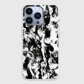 Чехол для iPhone 13 Pro с принтом Dead water 3D. Мертвая вода 3Д в Санкт-Петербурге,  |  | Тематика изображения на принте: 3d | 3д | dead | fire | flame | flames | pattern | water | whater | белый | вода | дым | дымка | камуфляж | ликвид | мертвая вода | огонь | паттерн | пламя | снег | текстура | черно белый | черный