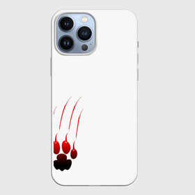 Чехол для iPhone 13 Pro Max с принтом След зверя в Санкт-Петербурге,  |  | зверь | когти | след | хищник | царапина