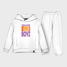 Детский костюм хлопок Oversize с принтом Valley Boyz в Санкт-Петербурге,  |  | Тематика изображения на принте: basketball | mvp | nba | phoenix | sport | streetball | suns | аризона | баскетбол | игра | крис пол | мяч | нба | санс | спорт | стритбол | тренер | финикс | чемпион