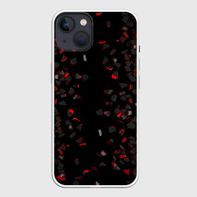 Чехол для iPhone 13 с принтом 3Д Разлом | 3D Плиты в Санкт-Петербурге,  |  | 3d | 3д | neon | pattern | steel | броня | взрыв | вулкан | геометрия | каменная | камни | камуфляж | многоугольники | неон | неоновые | паттерн | плиты | разлом | разрушение | разрыв | сталь | текстура