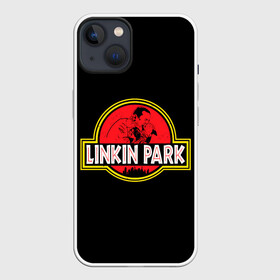 Чехол для iPhone 13 с принтом LP x JP в Санкт-Петербурге,  |  | alternative | linkin park | metall | music | rock | альтернатива | линкин парк | металл | музыка | парк юрского периода | рок