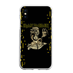 Чехол для iPhone XS Max матовый с принтом IRON MAIDEN | АЙРОН МЕЙДЕН (Z) в Санкт-Петербурге, Силикон | Область печати: задняя сторона чехла, без боковых панелей | dave | iron maiden | murray | music | percy harris | rock | адриан смит | айрон мэйден | брюс дикинсон | дэйв мюррей | железная дева | музик | нико макбрэйн | рок | стив харрис | ужасы | хеви метал | яник герс