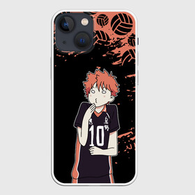 Чехол для iPhone 13 mini с принтом ХИНАТА | HINATA в Санкт-Петербурге,  |  | black jackals | fly | fly high | haikyuu | hinata | msby | аниме | волейбол | карасуно | некома | хайкью карасуно | хината