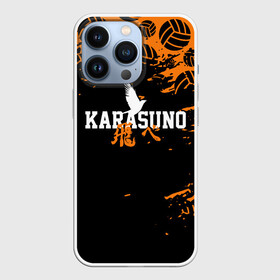 Чехол для iPhone 13 Pro с принтом KARASUNO | КАРАСУНО в Санкт-Петербурге,  |  | black jackals | fly | fly high | haikyuu | hinata | msby | аниме | волейбол | карасуно | некома | хайкью карасуно | хината