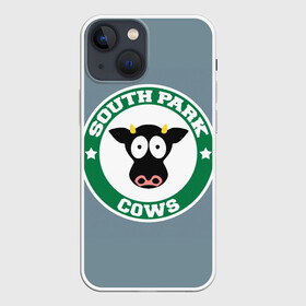 Чехол для iPhone 13 mini с принтом Коровы вперед в Санкт-Петербурге,  |  | cow | south park | sport | коровы | мульт | мультфильм | спорт | южный парк