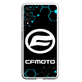 Чехол для Honor 20 с принтом CFmoto / СФ мото / КИБЕР в Санкт-Петербурге, Силикон | Область печати: задняя сторона чехла, без боковых панелей | cfmoto | motorcycle | motosport | racing | speed | sport | байк. | гонки | двигатель | мото | мотокросс | мотоспорт | мототриал | мотоцикл | скорость | спорт | сф мото