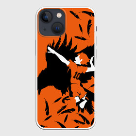 Чехол для iPhone 13 mini с принтом ХИНАТА | FLY в Санкт-Петербурге,  |  | black jackals | fly | fly high | haikyuu | hinata | msby | аниме | волейбол | карасуно | некома | хайкью карасуно | хината