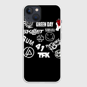 Чехол для iPhone 13 с принтом Rock в Санкт-Петербурге,  |  | green day | linkin park | my chemical romance | nirvana | rammstein | simple plan | skillet | sum 41 | thousand foot krutch