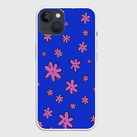 Чехол для iPhone 13 с принтом Цветочки рисованные в Санкт-Петербурге,  |  | fashion | flower | девушкам | детская | детям | мода | ромашки | фэшн | цветок | цветочки | цветы