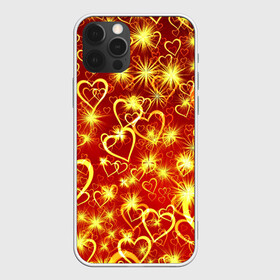 Чехол для iPhone 12 Pro Max с принтом Любовный взрыв в Санкт-Петербурге, Силикон |  | Тематика изображения на принте: любовь | салют | сердечки | сердца | сердце | фейверк