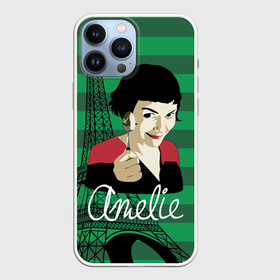 Чехол для iPhone 13 Pro Max с принтом Amelie в Санкт-Петербурге,  |  | amelie | eiffel tower | french comedy | holding a spoon | paris | the fabulous destiny of amelie poulain | амели | держит ложку | комедия | невероятная судьба амели пулен | париж | романтическая | французская | эйфелева башня