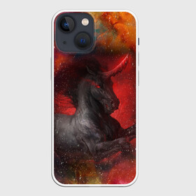 Чехол для iPhone 13 mini с принтом Единорог | Unicorn (Z) в Санкт-Петербурге,  |  | unicorn | unicornis | вымышленное существо | единорог | инрог | каркаданн | мифическое существо | моноцерос | нарвал | существо