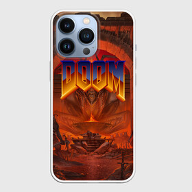 Чехол для iPhone 13 Pro с принтом DOOM | ДУМ (Z) в Санкт-Петербурге,  |  | demons | devil | doom | doom eternal | doom slayer | hell | slayer | ад | вега | демоны | дум | икона греха | какодемон | манкубус | солдат рока | элементаль боли