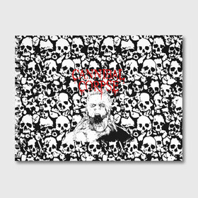 Альбом для рисования с принтом Cannibal Corpse | Труп Каннибала (Z) в Санкт-Петербурге, 100% бумага
 | матовая бумага, плотность 200 мг. | cannibal | cannibal corpse | corpse | death metal | deathgrind | алекс уэбстер | брутальный дэт метал | дэт метал | дэтграйнд | пол мазуркевич | роб барретт | труп каннибала