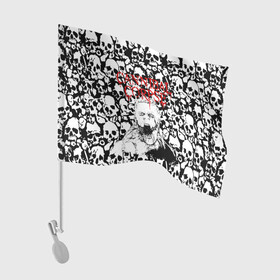 Флаг для автомобиля с принтом Cannibal Corpse | Труп Каннибала (Z) в Санкт-Петербурге, 100% полиэстер | Размер: 30*21 см | cannibal | cannibal corpse | corpse | death metal | deathgrind | алекс уэбстер | брутальный дэт метал | дэт метал | дэтграйнд | пол мазуркевич | роб барретт | труп каннибала