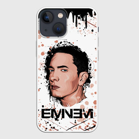 Чехол для iPhone 13 mini с принтом EMINEM | ЭМИНЕМ (Z) в Санкт-Петербурге,  |  | eminem | rap | еминем | зарубежный реп | реп | эминем