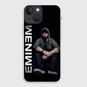 Чехол для iPhone 13 mini с принтом EMINEM в Санкт-Петербурге,  |  | Тематика изображения на принте: 8 mile | d12 | eminem | gangsta | god | hip hop | marshall | music | rap | shady | slim | usa | белый | бог | маршал | музыка | рэп | слим шеди | сша | хип хоп | эминем