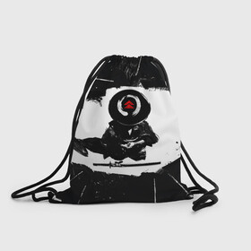 Рюкзак-мешок 3D с принтом Ghost of Tsushim | Призрак Цусимы (Z) в Санкт-Петербурге, 100% полиэстер | плотность ткани — 200 г/м2, размер — 35 х 45 см; лямки — толстые шнурки, застежка на шнуровке, без карманов и подкладки | game | ghost of tsushim | jin sakai | ninja | samurai | the ghost of tsushimпризрак цусимы | буке | вакидзаси | воин | вояк | дайсё | дзин сакай | иайто | игра | катана | кодати | мононофу | мститель | мушя | ниндзя | нодати | одати
