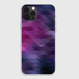 Чехол для iPhone 12 Pro Max с принтом Фиолетово-бордовый узор  в Санкт-Петербурге, Силикон |  | Тематика изображения на принте: абстрактный | креативный | молодежный | полигональный популярный | современный | текстура | темно фиолетовый | узор
