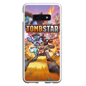 Чехол для Samsung S10E с принтом TombStar | ТомбСтар (Z) в Санкт-Петербурге, Силикон | Область печати: задняя сторона чехла, без боковых панелей | Тематика изображения на принте: andy sum | game | gamer | marcus grambau | no more robots | play | roguelike | tomb star | tombstar | аркада | игра | мрачное сердце | рогалик | твин стик | шутер | экшен