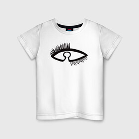 Детская футболка хлопок с принтом Око Баланса  в Санкт-Петербурге, 100% хлопок | круглый вырез горловины, полуприлегающий силуэт, длина до линии бедер | глаза | иллюминаты | мистика | символизм | символы | узоры