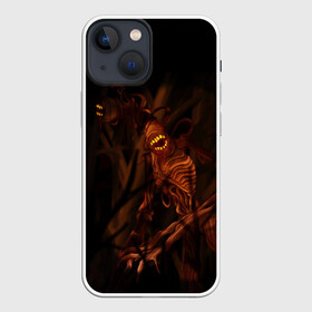 Чехол для iPhone 13 mini с принтом СИРЕНОГОЛОВЫЙ (SIREN HEAD) в Санкт-Петербурге,  |  | siren head | гуманоид | игра | монстр | сиреноголовый | существо | хоррор