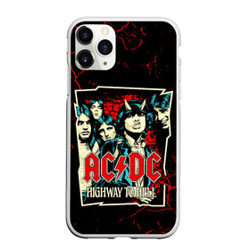 Чехол для iPhone 11 Pro матовый с принтом AC DC HIGHWAY TO HELL в Санкт-Петербурге, Силикон |  | ac dc | angus young. | back in black | brian johnson | hells bells | highway to hell | rock | thunderstruck | tnt | ангус янг | брайан джонсон | группа | музыка | рок | эйси диси