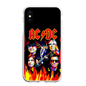 Чехол для iPhone XS Max матовый с принтом AC DC HIGHWAY TO HELL в Санкт-Петербурге, Силикон | Область печати: задняя сторона чехла, без боковых панелей | Тематика изображения на принте: ac dc | angus young. | back in black | brian johnson | hells bells | highway to hell | rock | thunderstruck | tnt | ангус янг | брайан джонсон | группа | музыка | рок | эйси диси