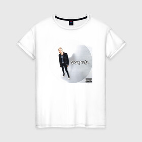 Женская футболка хлопок с принтом Платина - Sosa Muzik в Санкт-Петербурге, 100% хлопок | прямой крой, круглый вырез горловины, длина до линии бедер, слегка спущенное плечо | platina | trap | русский рэп | соса мьюзик | трэп