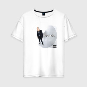Женская футболка хлопок Oversize с принтом Платина - Sosa Muzik в Санкт-Петербурге, 100% хлопок | свободный крой, круглый ворот, спущенный рукав, длина до линии бедер
 | platina | trap | русский рэп | соса мьюзик | трэп