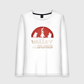 Женский лонгслив хлопок с принтом Valley Of The Suns в Санкт-Петербурге, 100% хлопок |  | basketball | mvp | nba | phoenix | sport | streetball | suns | аризона | баскетбол | игра | крис пол | мяч | нба | санс | спорт | стритбол | тренер | финикс | чемпион