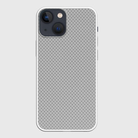 Чехол для iPhone 13 mini с принтом GRAY CARBON в Санкт-Петербурге,  |  | carbon | абстракция | без дизайна | карбон | карбон и ничего лишнего | на каждый день | серая | серое | серый | текстура