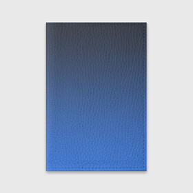Обложка для паспорта матовая кожа с принтом DARK OCEAN GRADIENT в Санкт-Петербурге, натуральная матовая кожа | размер 19,3 х 13,7 см; прозрачные пластиковые крепления | Тематика изображения на принте: абстракция | амбре | без дизайна | голубая | голубое | градиент | градиент и ничего лишнего | градиенты | на каждый день | синий | синяя | текстура | черная | черный
