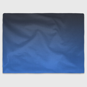 Плед 3D с принтом DARK OCEAN GRADIENT в Санкт-Петербурге, 100% полиэстер | закругленные углы, все края обработаны. Ткань не мнется и не растягивается | абстракция | амбре | без дизайна | голубая | голубое | градиент | градиент и ничего лишнего | градиенты | на каждый день | синий | синяя | текстура | черная | черный
