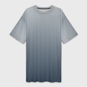 Платье-футболка 3D с принтом GRADIENT 50 SHADES OF GREY в Санкт-Петербурге,  |  | абстракция | амбре | без дизайна | белая | белый | градиент | градиент и ничего лишнего | градиенты | на каждый день | оттенки серого | серая | серое | серый | текстура | черная | черный