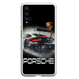 Чехол для Honor 20 с принтом PORSHE в Санкт-Петербурге, Силикон | Область печати: задняя сторона чехла, без боковых панелей | 911 | auto | car | cool | dark | logo | machine | porshe | ride | sportcar | автомобили | гонки | крутые | порше | ралли | спорткар | тачки