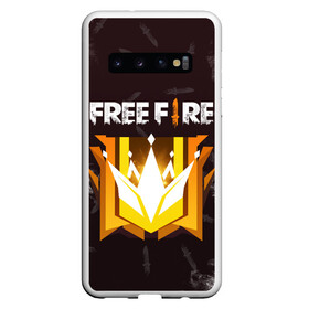 Чехол для Samsung Galaxy S10 с принтом Free Fire | Фри фаер в Санкт-Петербурге, Силикон | Область печати: задняя сторона чехла, без боковых панелей | ff | free fire | freefire | garena | grand master | master | гарена | гранд мастер | грандмастер | лига | мастер | паттерн | текстура | фре фаер | фри фаер | фри файр | фрифайр | фф