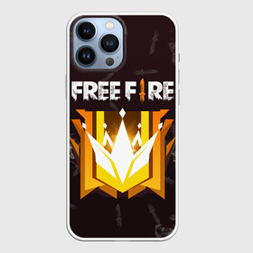 Чехол для iPhone 13 Pro Max с принтом Free Fire | Фри фаер в Санкт-Петербурге,  |  | ff | free fire | freefire | garena | grand master | master | гарена | гранд мастер | грандмастер | лига | мастер | паттерн | текстура | фре фаер | фри фаер | фри файр | фрифайр | фф