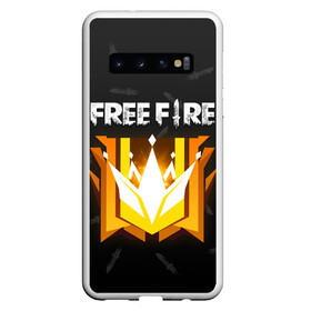 Чехол для Samsung Galaxy S10 с принтом Free Fire | Фри фаер в Санкт-Петербурге, Силикон | Область печати: задняя сторона чехла, без боковых панелей | ff | free fire | freefire | garena | grand master | master | гарена | гранд мастер | грандмастер | лига | мастер | нож | ножи | паттерн | текстура | фре фаер | фри фаер | фри файр | фрифайр | фф