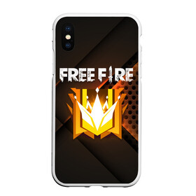 Чехол для iPhone XS Max матовый с принтом FREE FIRE GRAND MASTER в Санкт-Петербурге, Силикон | Область печати: задняя сторона чехла, без боковых панелей | 3d | 3д | ff | free fire | freefire | garena | garena free fire | garona | garona red line | grand master | red line | гарена | гарона | геометрия | паттерн | плиты | разлом | соты | текстура | фре фаер | фри фаер | фри файр | фрии фаер | фрифаер | фрифай