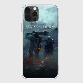 Чехол для iPhone 12 Pro с принтом Darksiders | Гнев Войны (Z) в Санкт-Петербурге, силикон | область печати: задняя сторона чехла, без боковых панелей | azrael | darksiders | darksiders 2 | darksiders 3 | griever | silitha | tiamat | ulthane | vulgrim | wrath of war | всадник апокалипсиса | гнев войны | обугленный совет | руина | ультэйн | чёрный молот