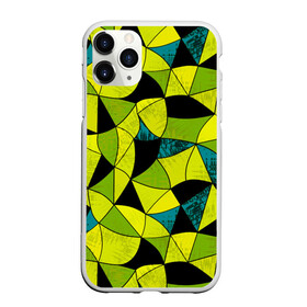 Чехол для iPhone 11 Pro матовый с принтом Гранжевый яркий зеленый  в Санкт-Петербурге, Силикон |  | абстрактный | гранжевая текстура | зеленый | летний | молодежный | современный | ярко желтый
